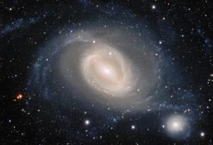 Вълшебна снимка разкрива привидно спокойния процес на галактическото сливане