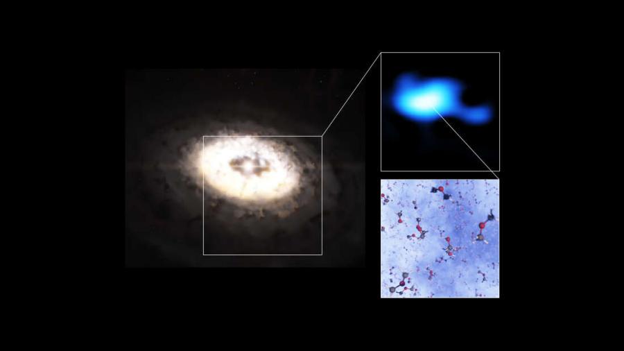 Откриха най-голямата молекула в планетообразуващ диск до момента