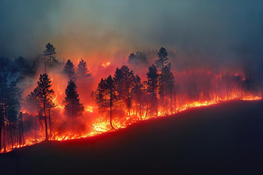 Въглеродните емисии от горските пожари в Арктика се увеличават