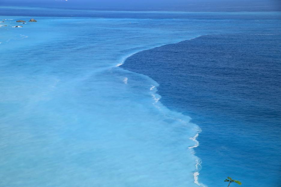 Граница морей и океанов фото