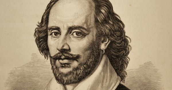Уилям Шекспир вечно престараващият се бард не само дарява на