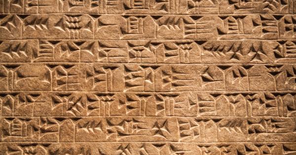 Вавилонската таблица от глина, която е датирана на възраст от